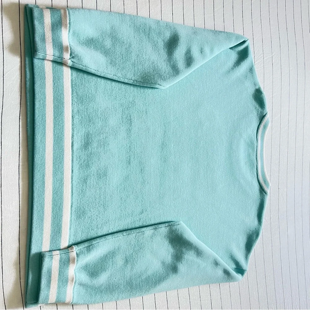 Alice + Olivia GLEESON APRÈS PULLOVER 100% Merino Wool SZ L Julep - Picture 7 of 7